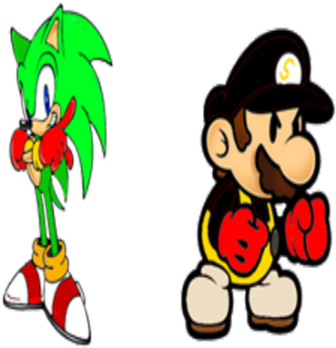 Superboy & Slayerdude - Cartoon (420x420)