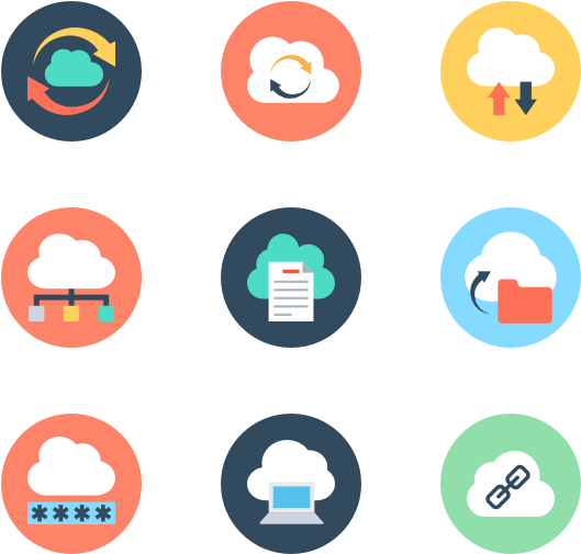Cloud Computing - Data Transfer Icon Png (600x564)