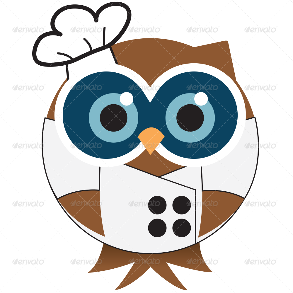 Pngs/chef - Owl (1000x1000)