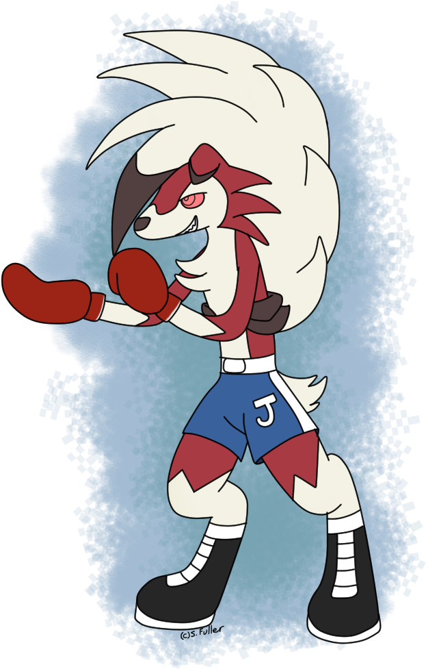 Midnight Lycanroc's Personality Reminds Me So Much - Drawing (1072x1060)