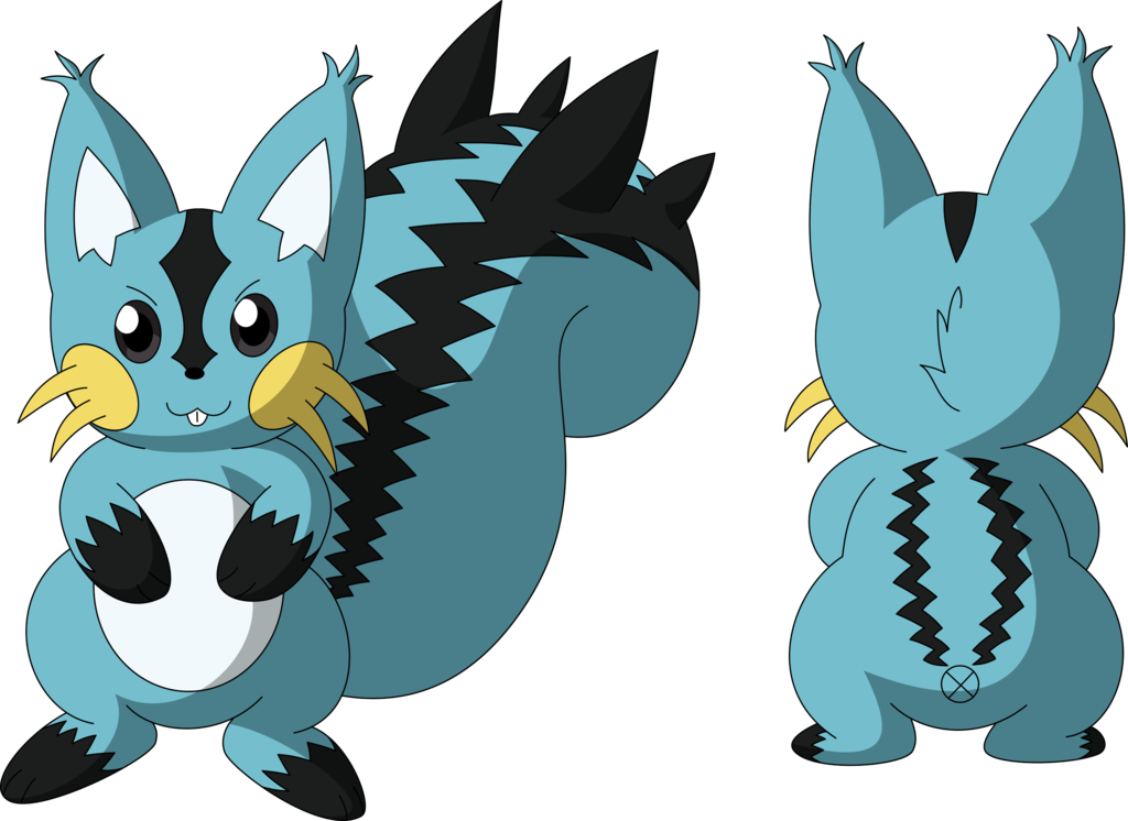 Miracle Fox 10 0 Gororisu By Miracle Fox - Pachirisu Evolution (1024x746)