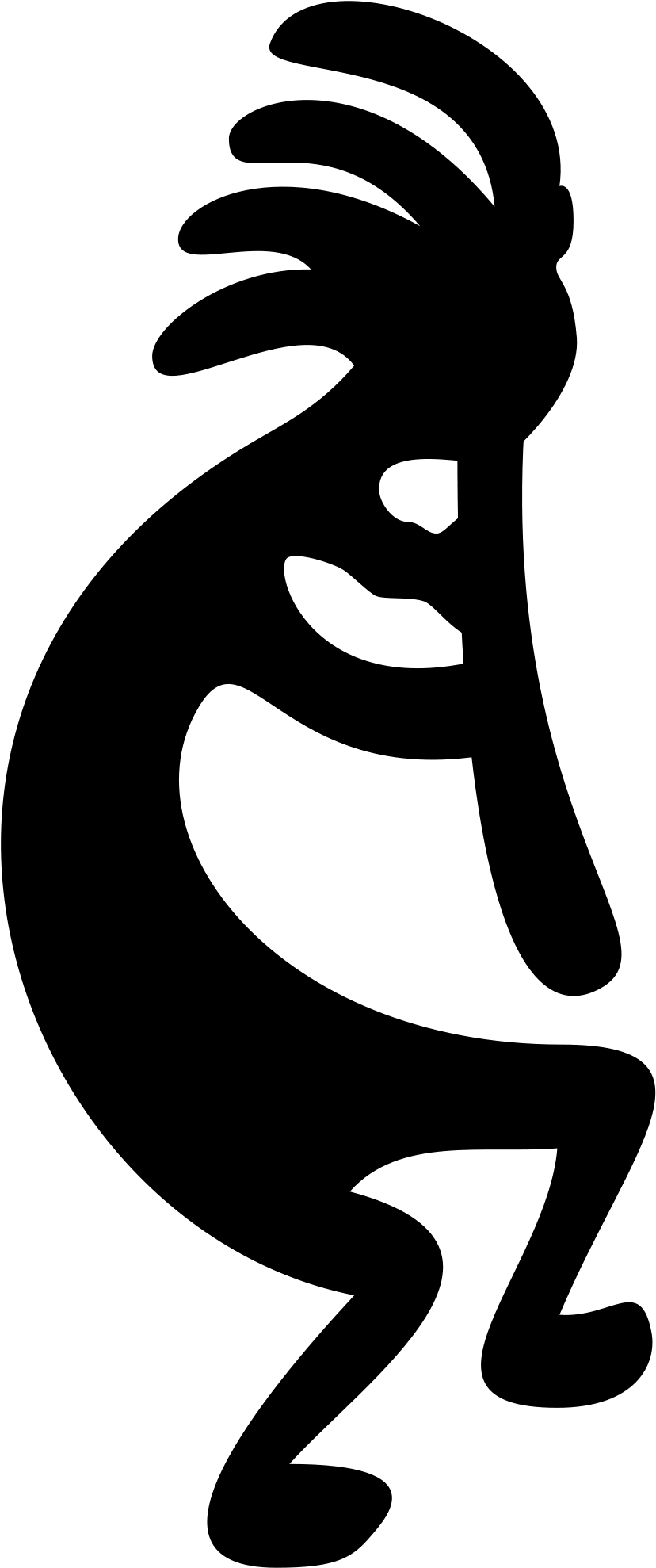 Indian Flute Player Symbol (1200x2182)