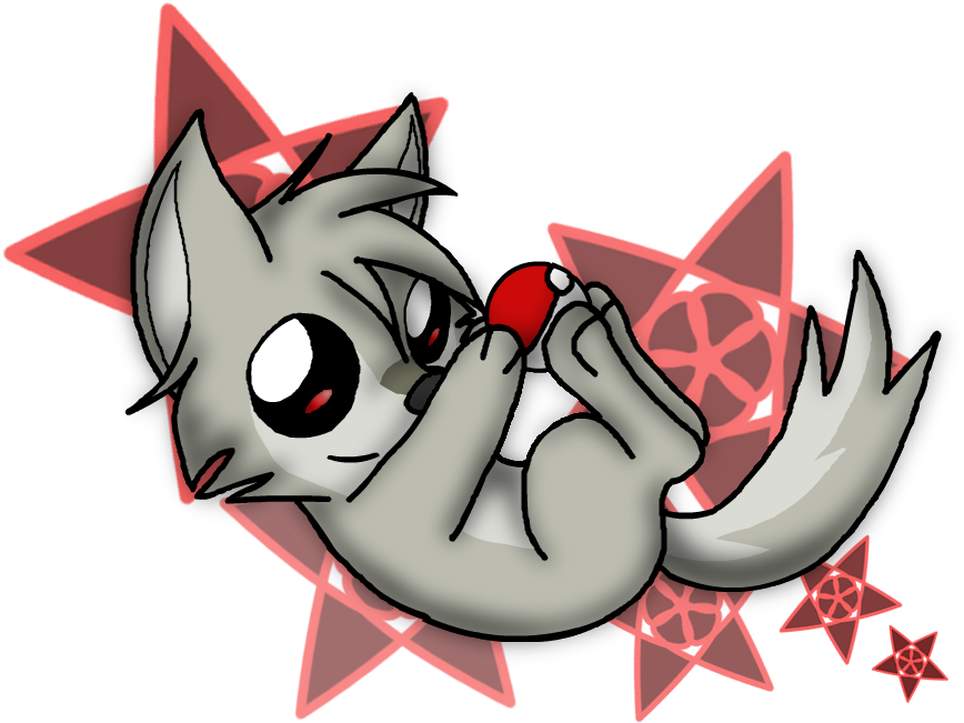 Wolf Clipart Chibi - Chibi Wolf Transparent (882x667)