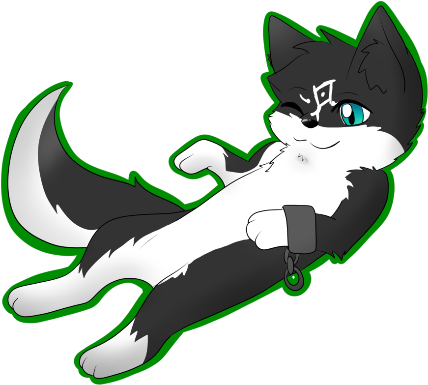 Chibi Wolf Link For Amu By X Nekomew X - Link Wolf Drawing Anime (1024x853)