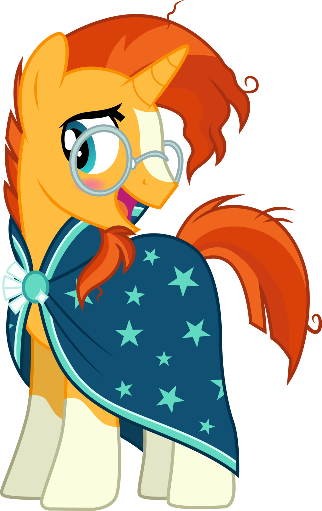 Blushing Sunburst By Cloudyglow - Mlp Sunburst Vector (1024x1624)