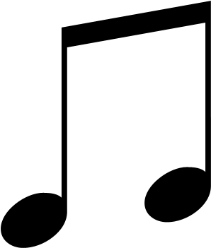 Photos Image Note De Musique Page - Eighth Notes (350x350)
