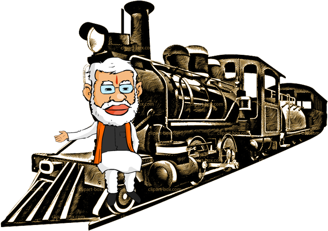 Train Clipart Black And White (672x469)