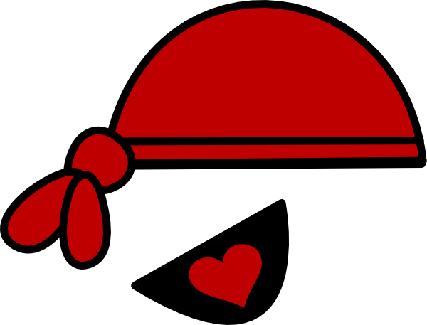 Pirate Hat And Patch (600x457)