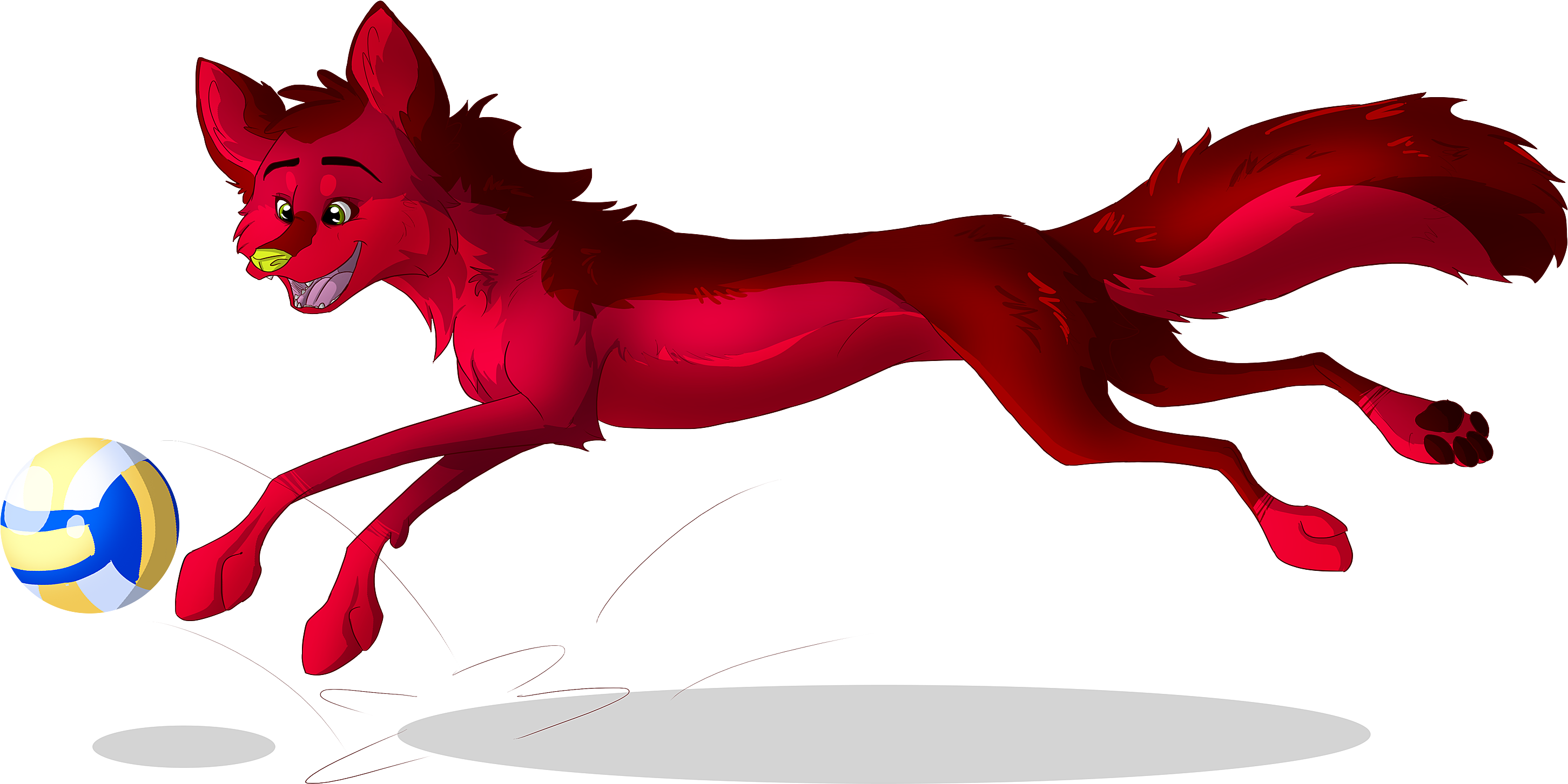 Run, Fox, Run - Cartoon (3000x1518)