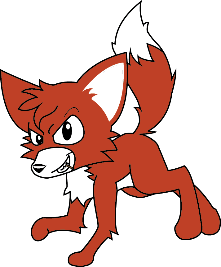 Ferdie The Fox - Cartoon (713x858)