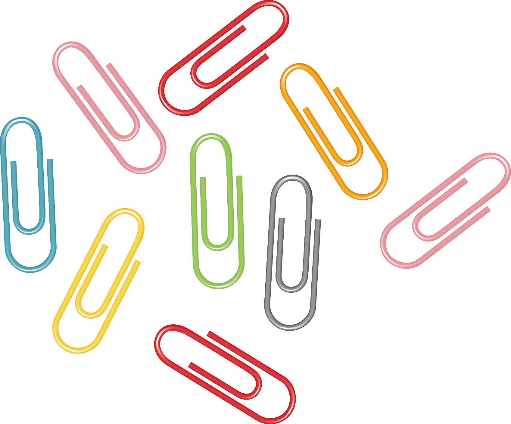 Paper Clip Clip Art - Скрепки Пнг (1697x1408)