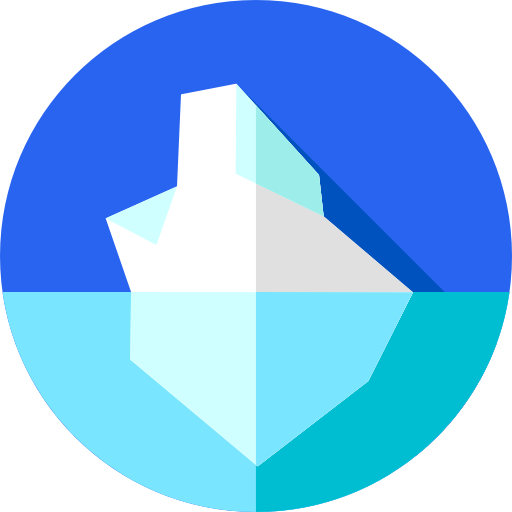 Iceberg Free Icon - Emblem (512x512)