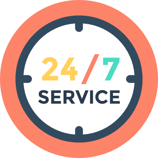 Last 24 Hours Icon - Clock (512x512)