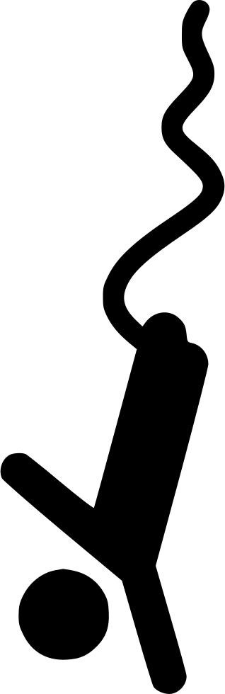 Bungee Jump Comments - Bungee Jumping Icon Png (318x980)