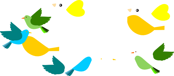 Bird Clip Art (600x263)