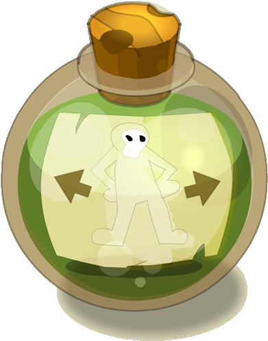 Total Camouflage Potion - Cartoon (500x500)