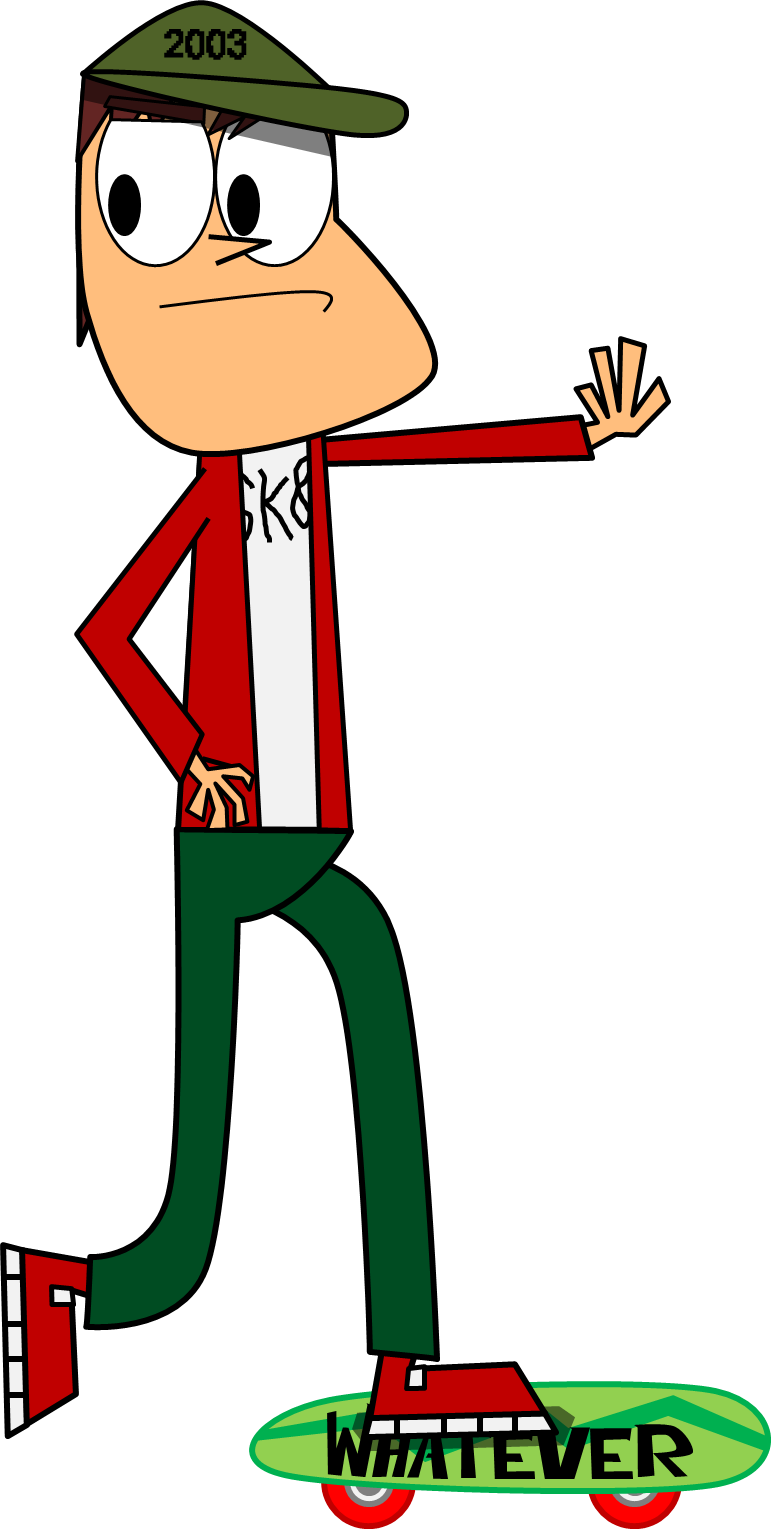 Skater - Cartoon (771x1529)