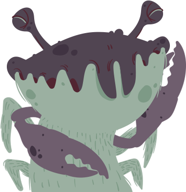 Sugar Cravings Monster - Illustration (400x400)
