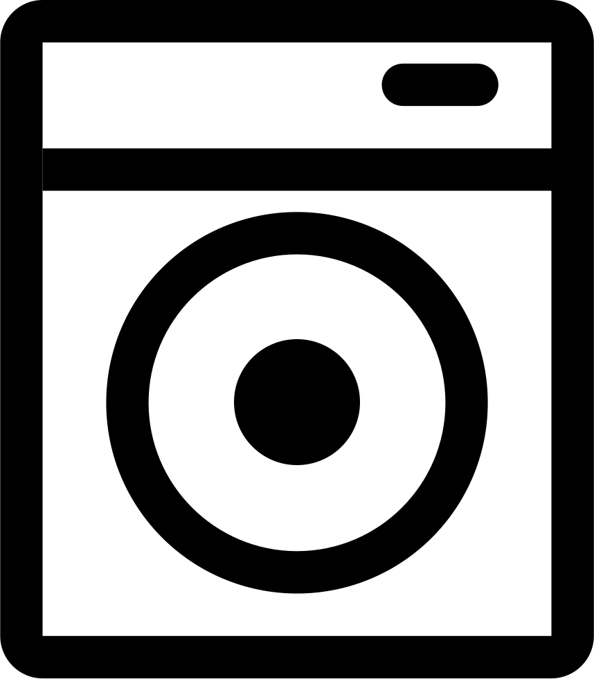 Household Appliances Washing Machine Comments - Circle (858x981)