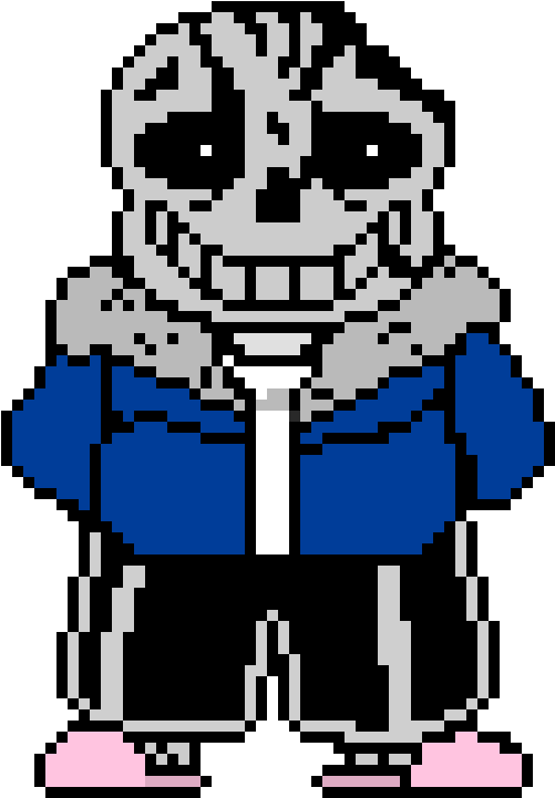 Sans/dead Timeline Sans - Sans Bad Time Pixel (550x740)