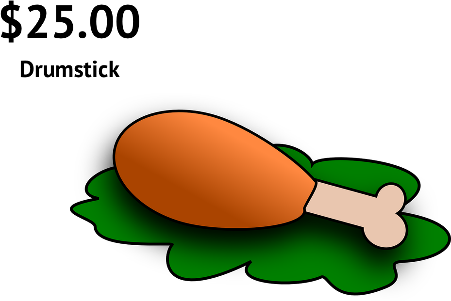 "drumstick" - Food Icon (1000x750)