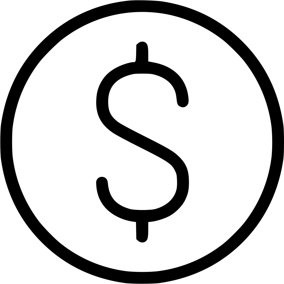 Dollar Sign Comments - Left And Right Arrow Icons (981x982)