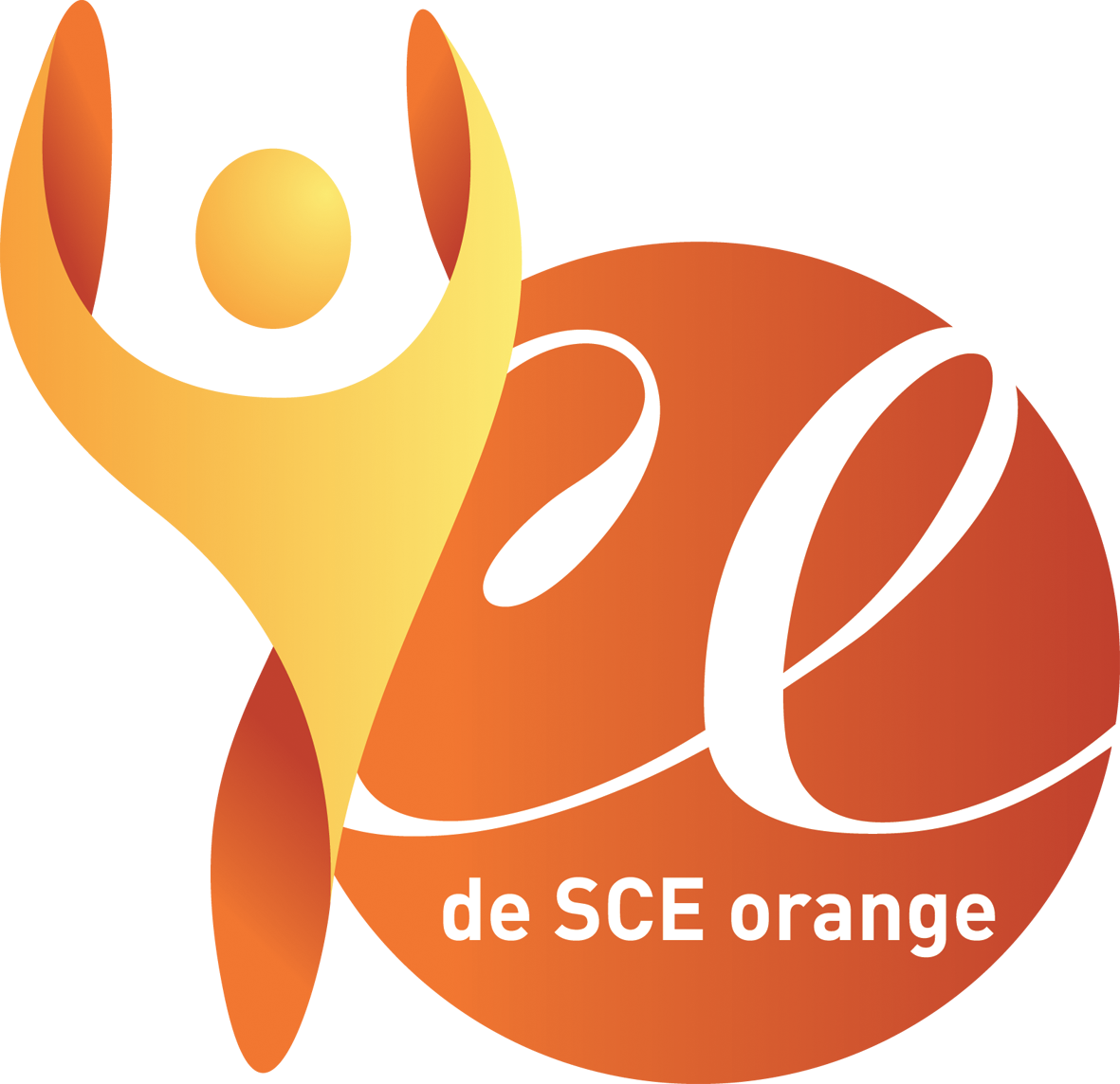 Clarins Logo Ce Orange - Sce Orange (1181x1144)