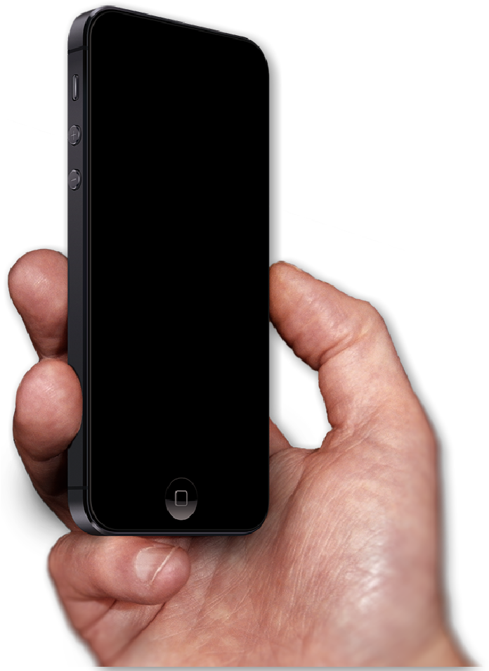 Hand Holding Iphone Using Hover Video Pro - Iphone (771x963)