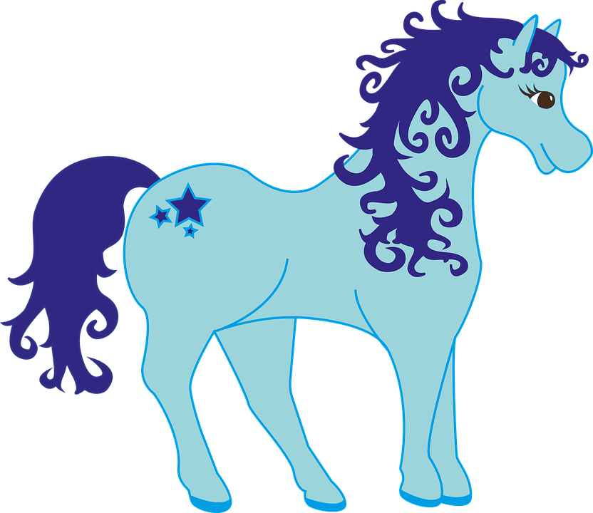 Free Vector Graphic - Personalizable Unicorn Throw Blanket (832x720)