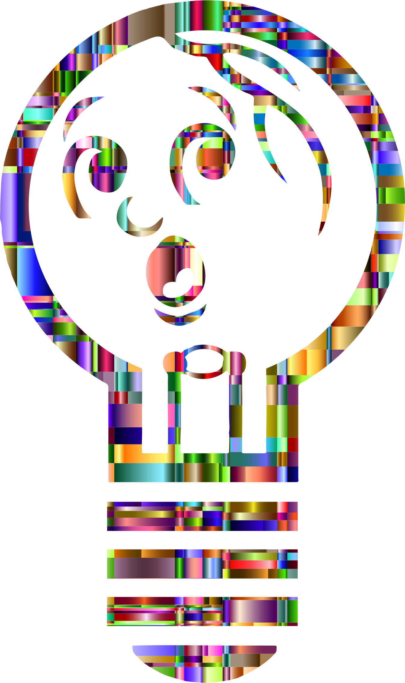 Big Image - Bulb Light Clipart (1346x2268)