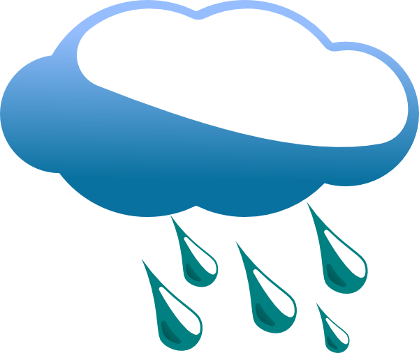 Rain Cloud Clipart - Rain Cloud Clipart (600x506)