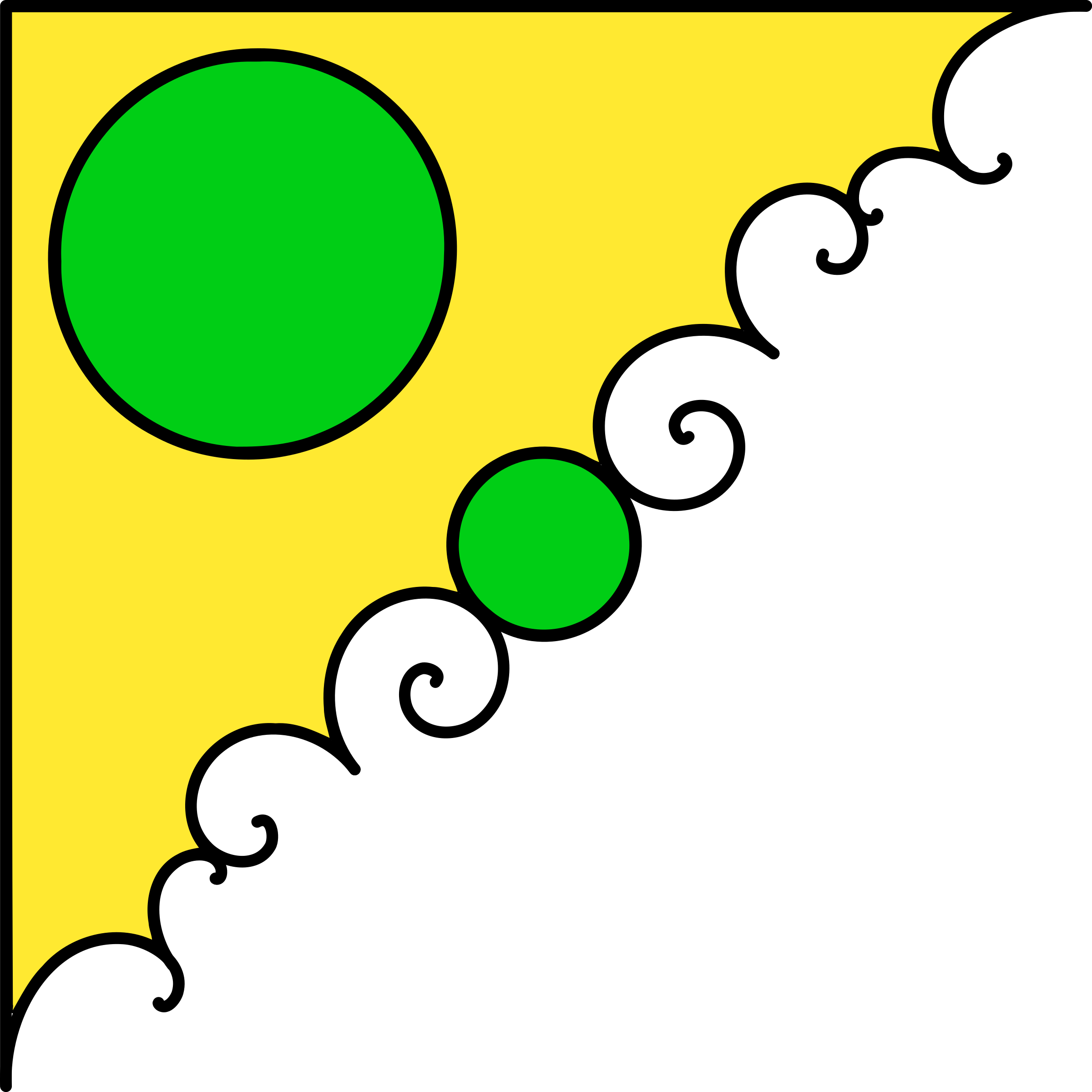 Decorative Corner 4 - Vector Graphics (2400x2400)