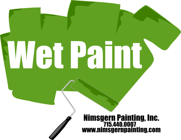 Vector Realistic Paint Roller Painting A Green Line - Mount Rustmore (600x463)