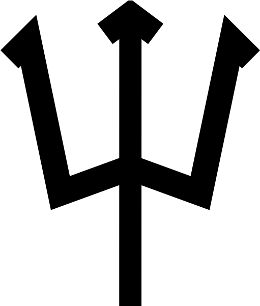 Trident Rubber Stamp - Rubber Stamp (600x600)