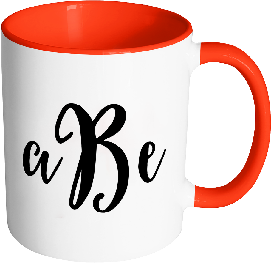 Custom Monogram Accent Mug - Coffee Cup (1024x1024)
