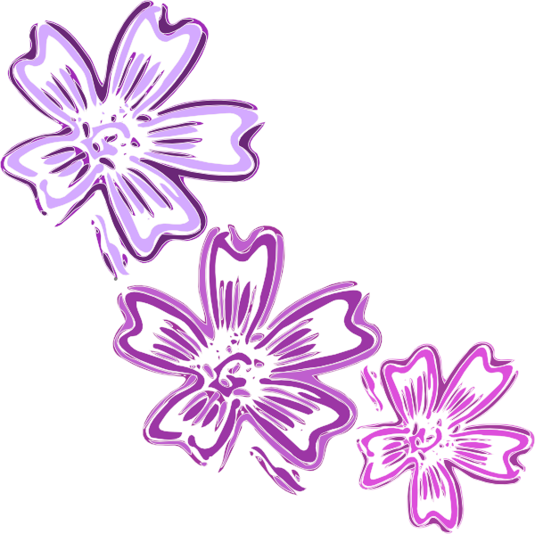 Flowers Clip Art (600x599)
