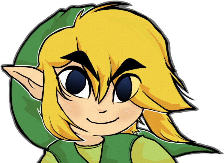Toon Link By Rye-whiskey - Cartoon (838x557)