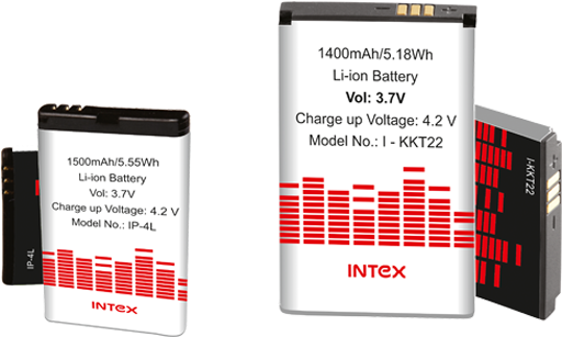 Battery - Intex 800 Mah I-x200 Lithium Ion Battery For Samsung (534x549)