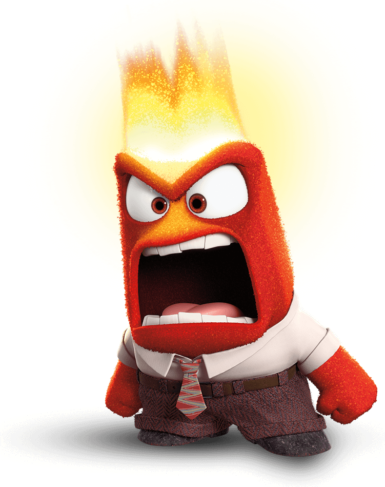 Anger Inside Out - Inside Out Characters (751x949)