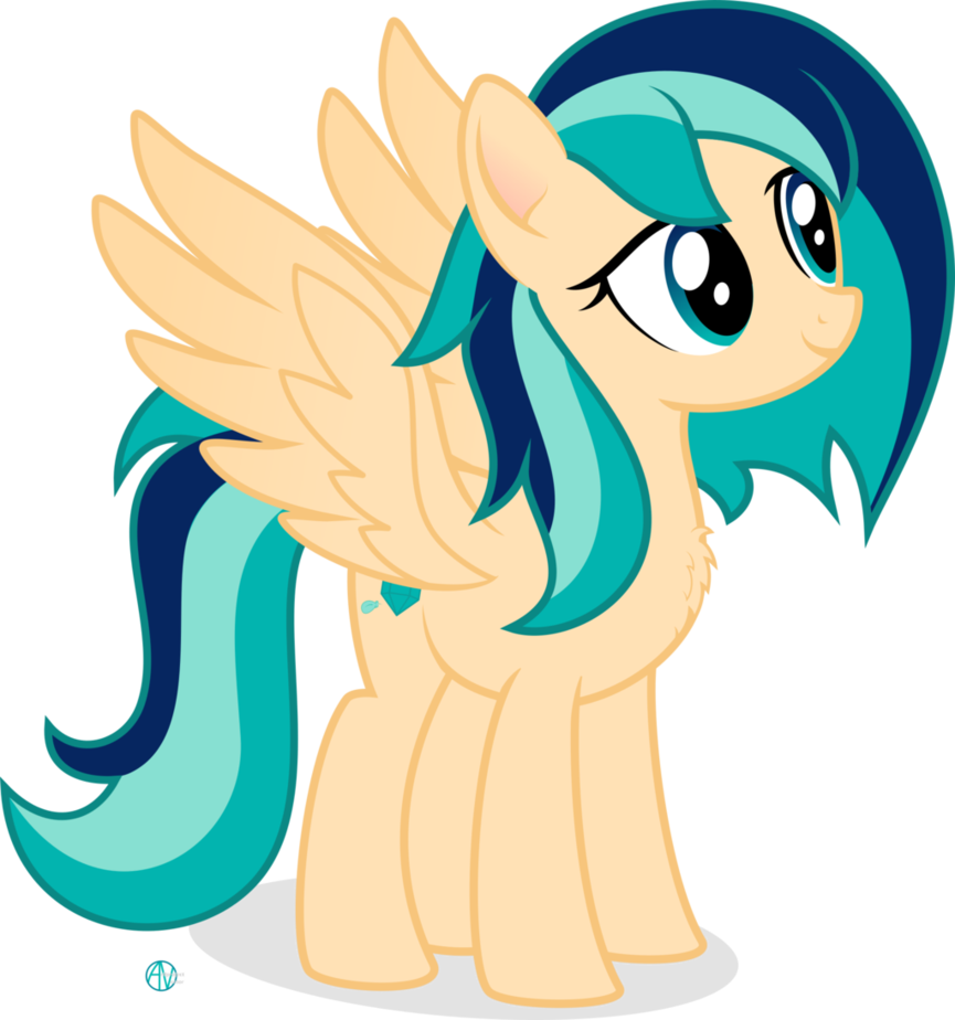 Sapphire Breeze Vector By Arifproject - Cartoon (865x924)
