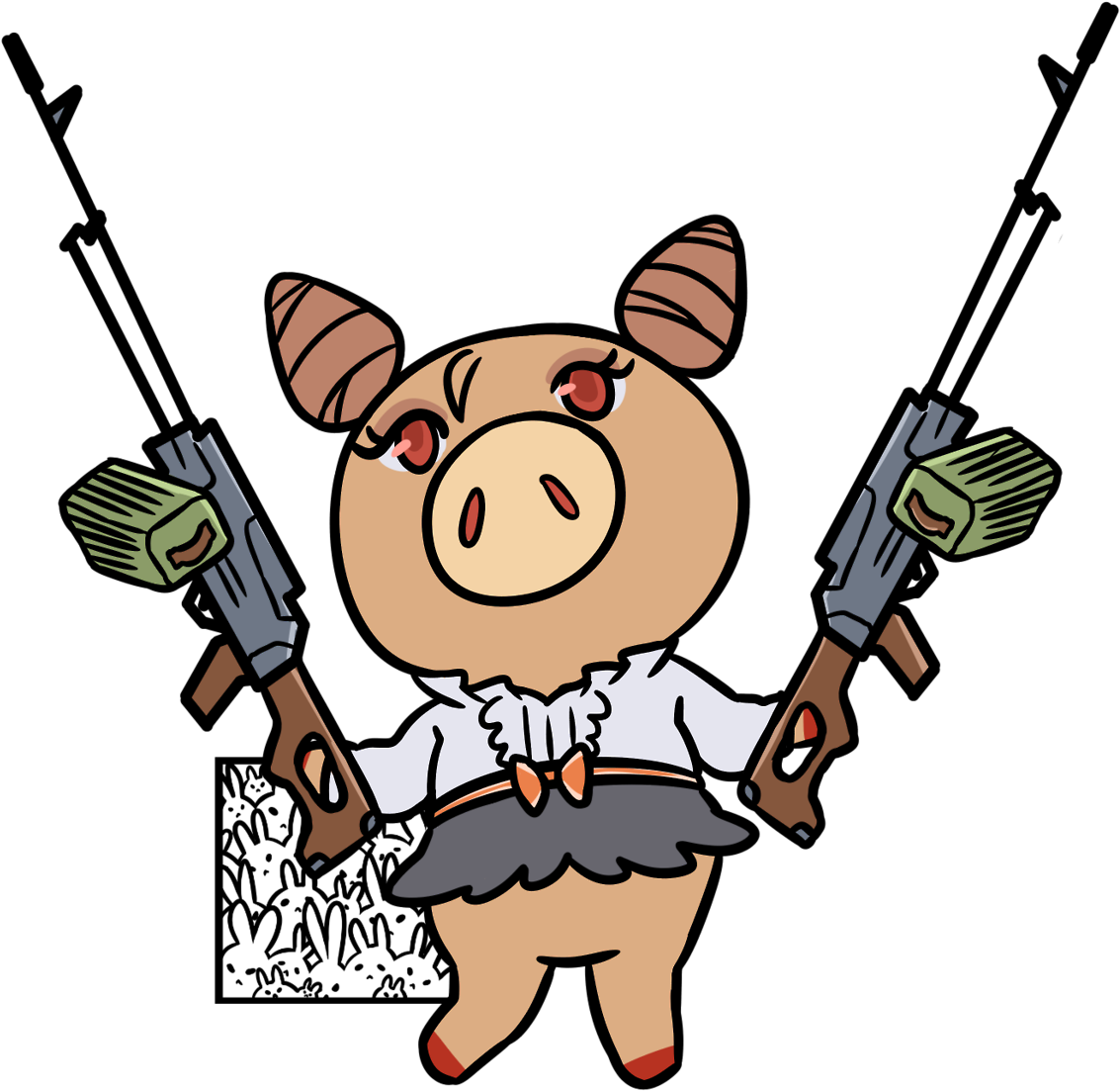 Usagi Is Best Boi - Cartoon (1280x1185)