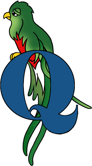 Letter Q - Cartoon (476x648)