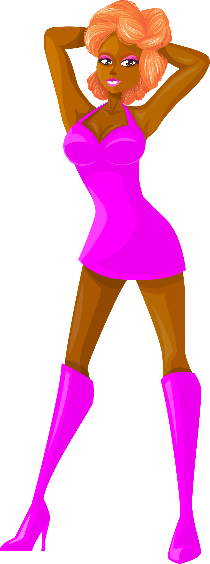 Lady 2 - Blond (894x2400)