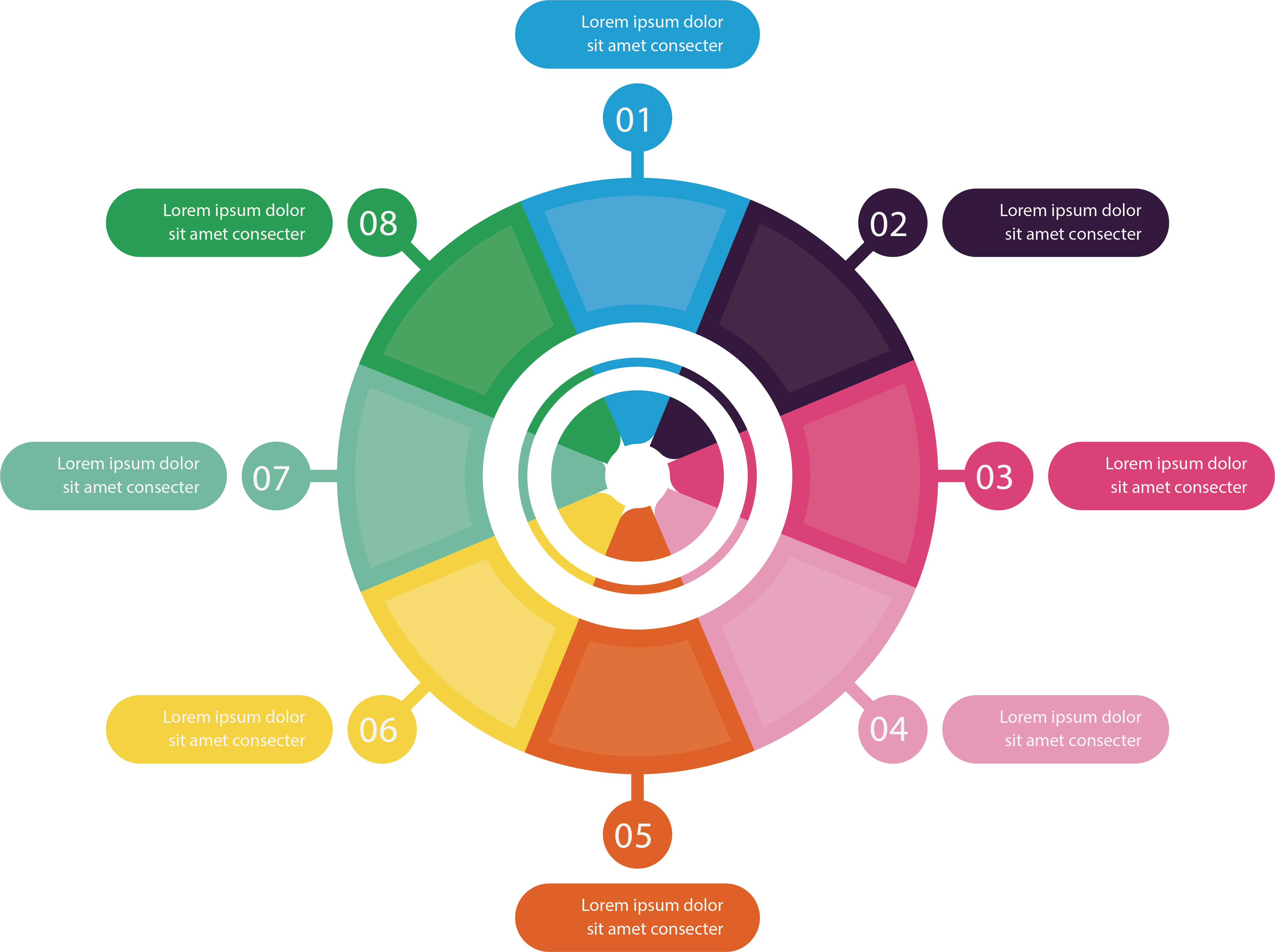 Circle Chart Infographic - Circle Chart Infographic (3883x2899)