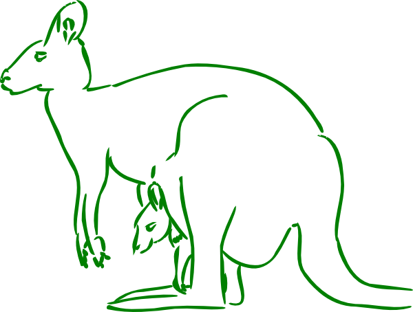 Kangaroo Clip Art (600x454)