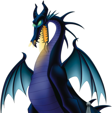 Dragon Form - Dragon From Sleeping Beauty (400x376)