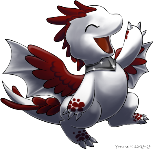 How To Draw A Baby Dragon - Chibi (529x529)
