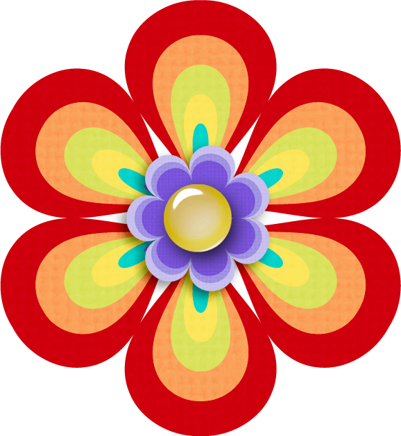 Kmill Flower-6 - Paper (578x627)