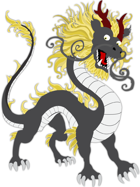 Eastern Dragons - Illustration (600x600)