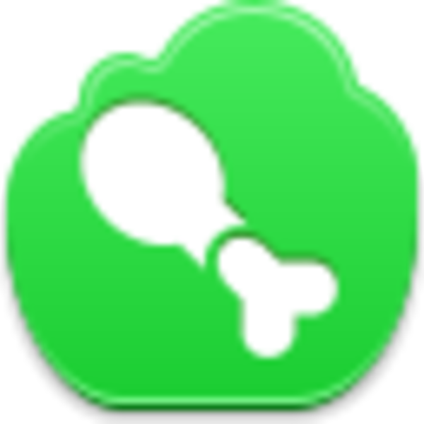 Chicken Leg Icon - Facebook (600x600)